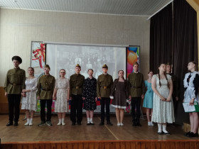 Память поколений: школьное мероприятие в честь 80-летия Победы.